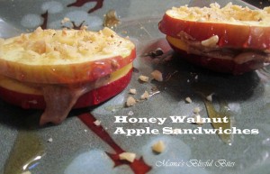 Honey Walnut Apple Sandwiches