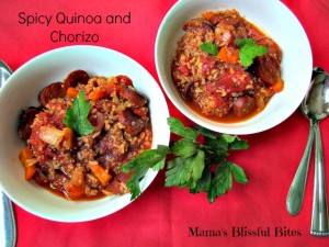 Spicy Quinoa and Chorizo